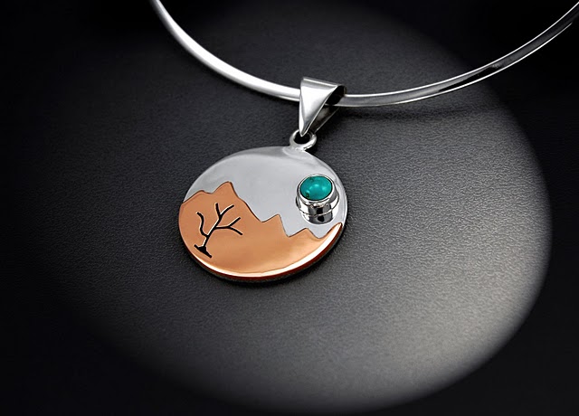 Joyeria de plata, piedra 
