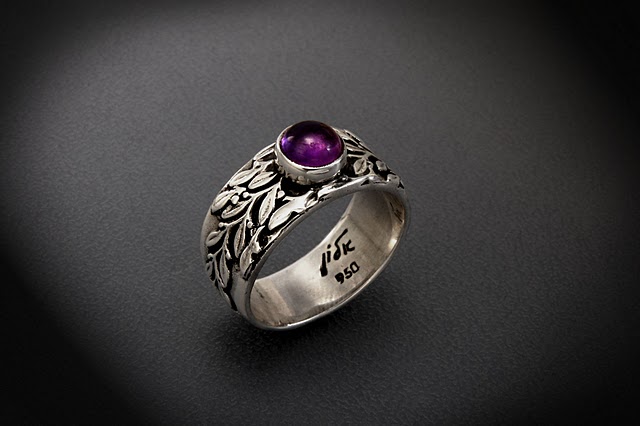 Joyeria de plata, piedra 