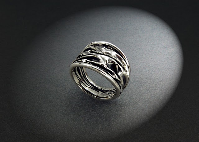 Joyeria de plata, piedra 