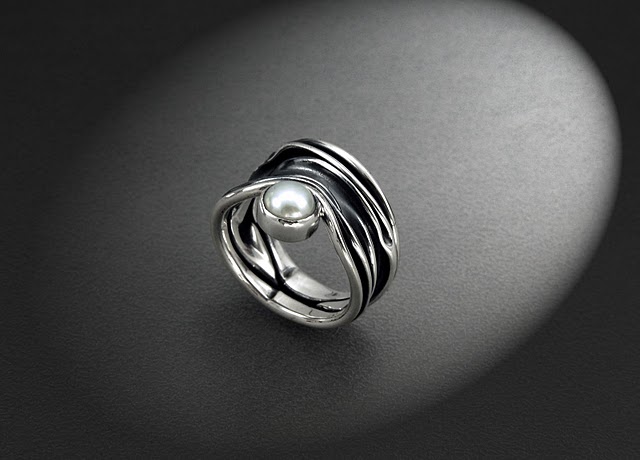 Joyeria de plata, piedra 
